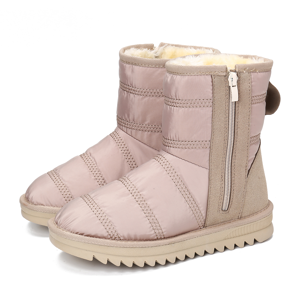 waterproof slip on womens winter boots