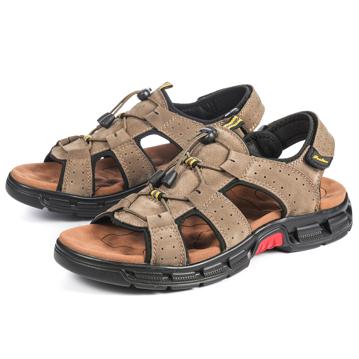 gracosy Men's Sports Sandals, Hiking Outdoor Summer Fisherman Flat Sandals