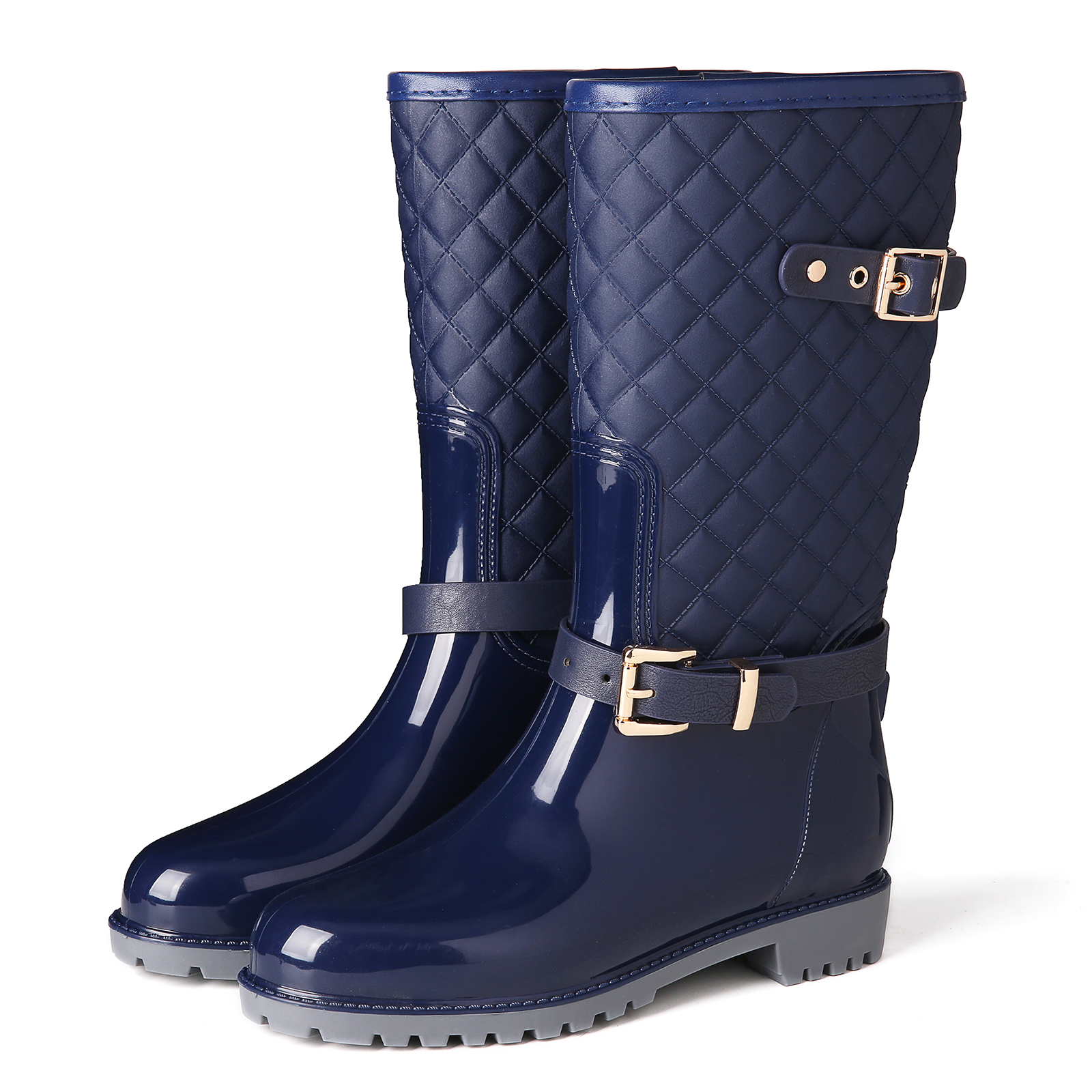 gracosy Rain Boots for Women Waterproof Rain Shoes Anti Slip Wellington ...
